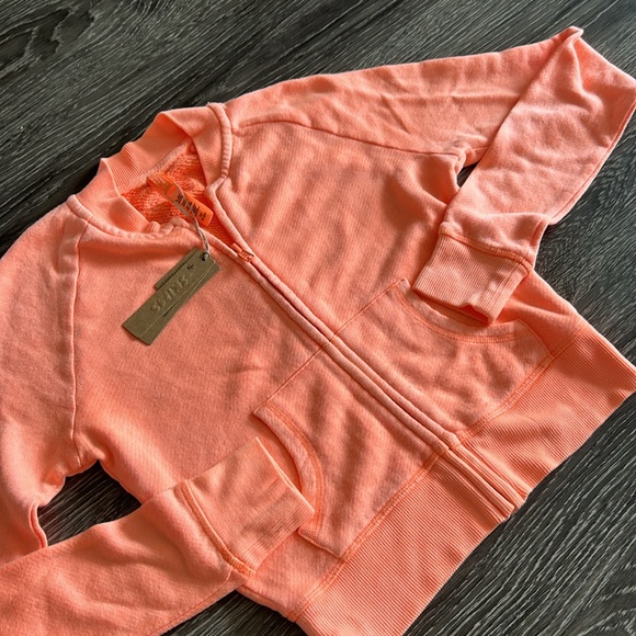 Neon Orange SKIMS Zip Up - Picture 3 of 7